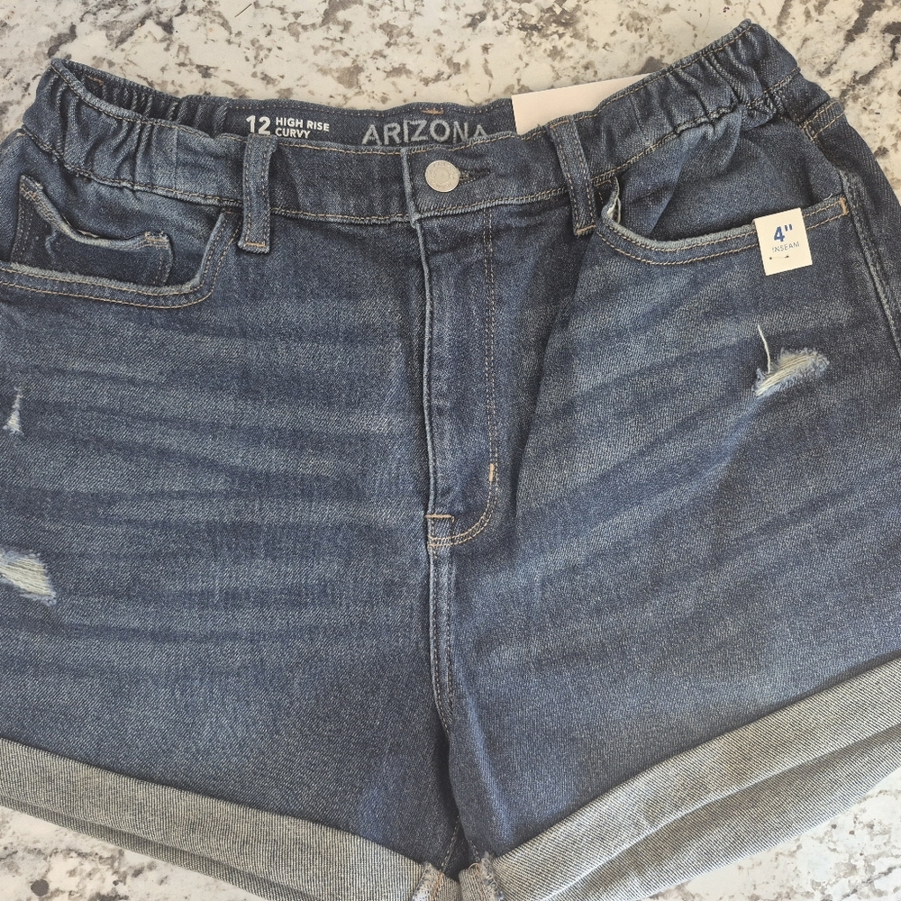 Arizona Jean Company Classic Blue Denim Shorts